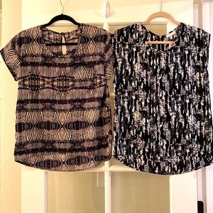 Set of 2 Paper Kite blouse tops S